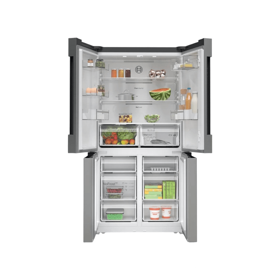 Bosch French Door Bosch 605L Stainless Steel French Door Series 4 Fridge KFN96VPEA (7686497501273)