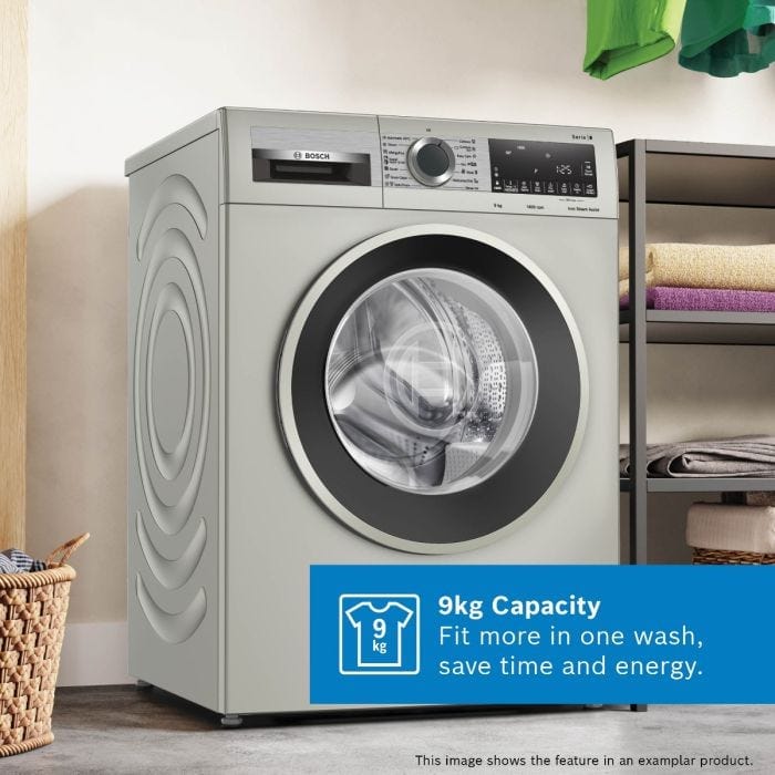 BOSCH FRONTLOADER Bosch 9kg Silver front Loader Washing Machine WGA1440XZA (7798854156377)