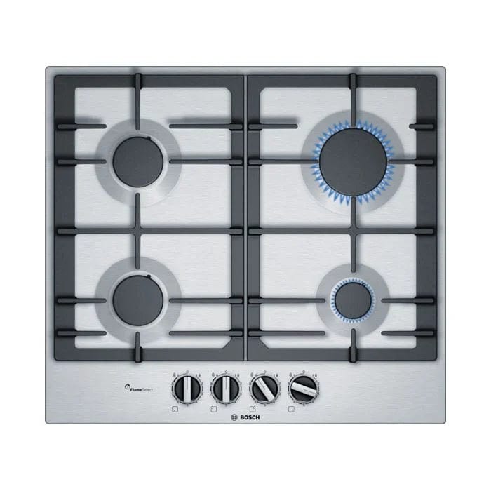 Bosch Gas Hob Bosch 60cm Stainless Steel Gas Hob PCP6A5B90Z (7295207112793)