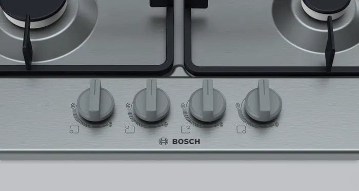 Bosch Gas Hob Bosch 60cm Stainless Steel Gas Hob Series 4 PGP6B5B62Z (7877017763929)
