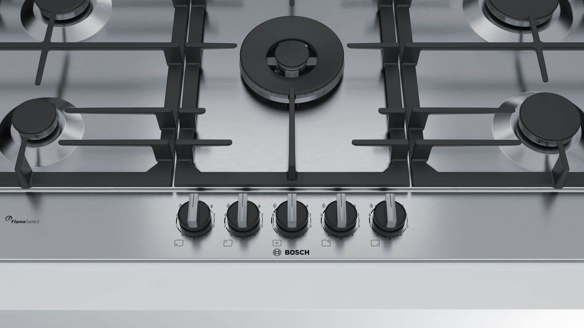 Bosch Gas Hob Bosch 90cm Gas hob Stainless steel PCR9A5B90Z (7295194857561)