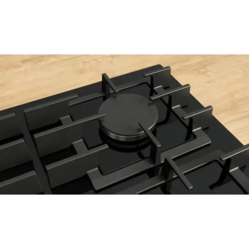 BOSCH Hobs Bosch 90cm Black Series 8 Gas Hob Tempered Glass - PRS9A6H40Z
