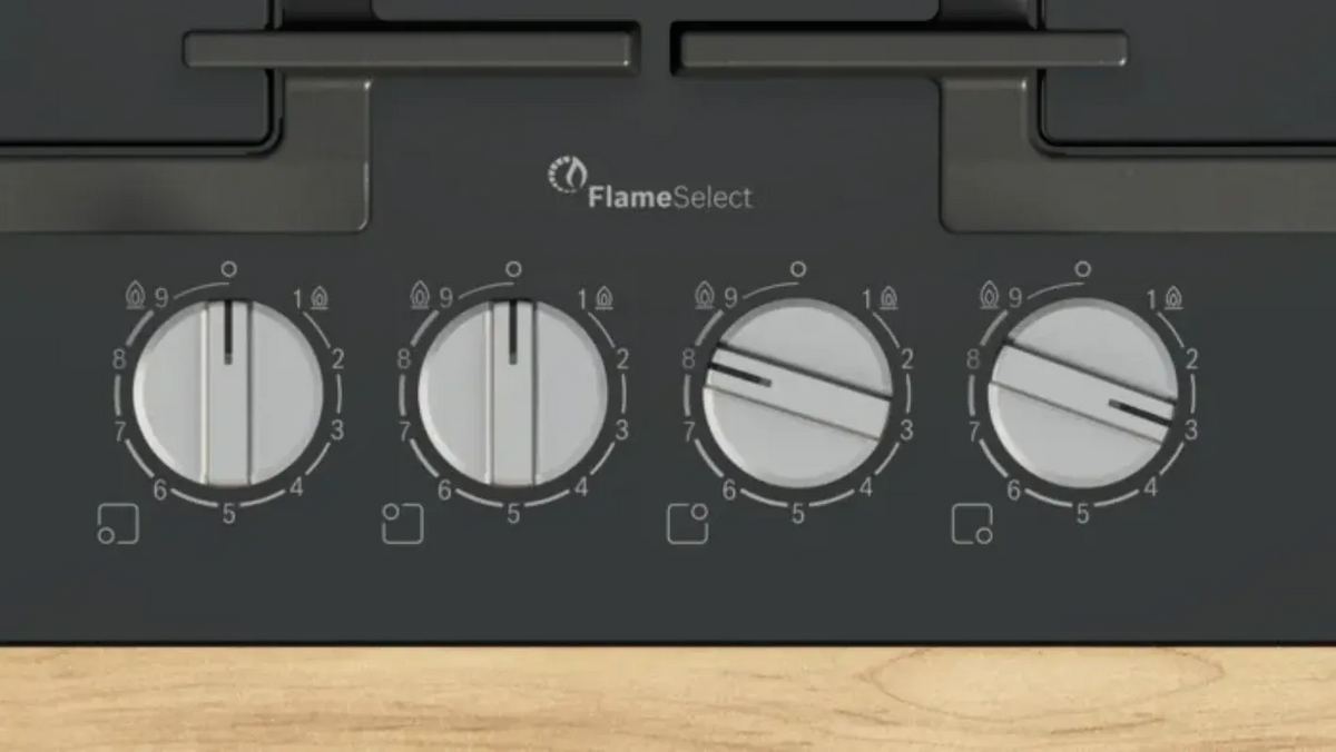 Bosch Hobs BOSCH PPP6A6I40Z 60CM GAS ON GLASS HOB