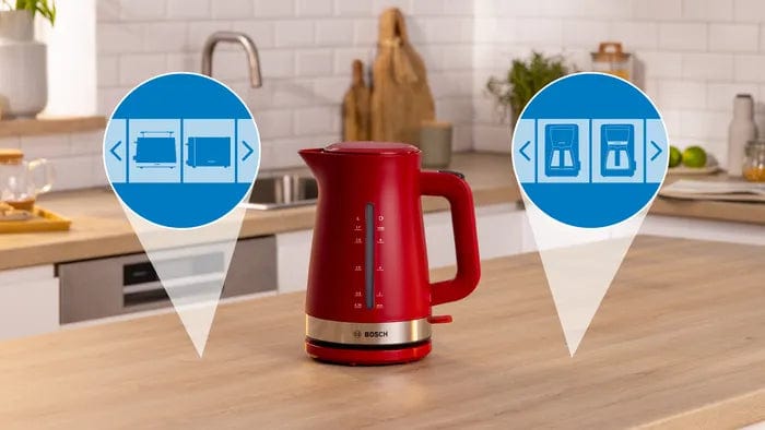 Bosch KETTLE Bosch Kettle MyMoment 1.7L Red TWK4M224 (7623517798489)