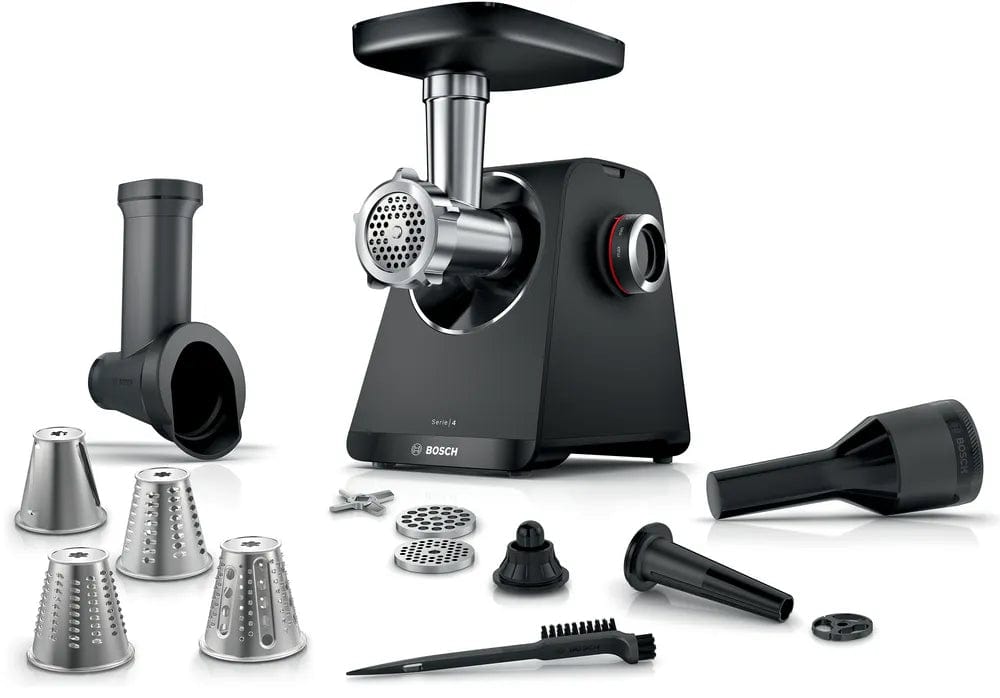 Bosch Meat Mincer Bosch Food mincer MultiPower Series 4 Black MFWS440B (7826309873753)