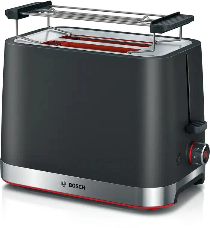 Bosch TOASTER Bosch 2 Slice MyMoment Compact Toaster Black TAT4M223