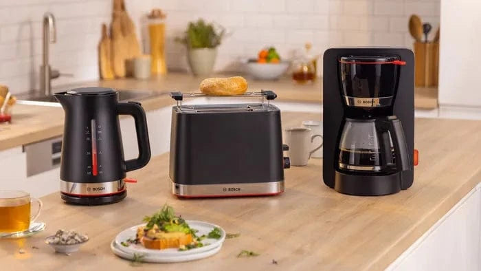 Bosch TOASTER Bosch 2 Slice MyMoment Compact Toaster Black TAT4M223