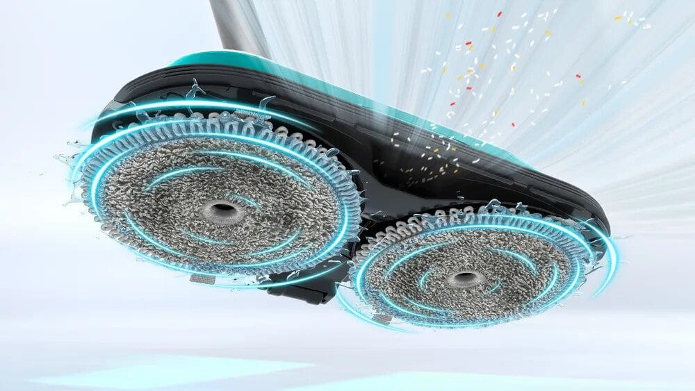 Bosch Vacuum Cleaner Bosch Rechargeable 2 in 1 Vacuum and Mop Unlimited 7 ProHygienic Aqua White BCS71HYG1