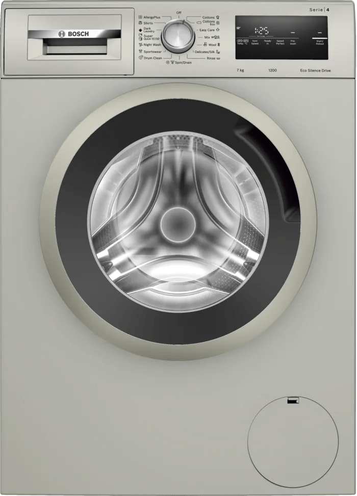 Bosch Washing Machine Bosch 7kg Silver Inox Front loader Washing Machine WAN24166ZA