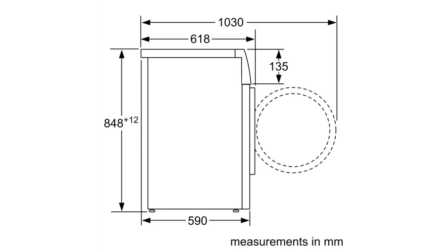 Bosch Washing Machines Bosch 9kg Inox Front Loader Washing Machine WAT28S4SZA (7295974506585)
