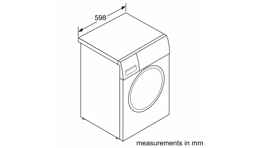 Bosch Washing Machines Bosch 9kg Inox Front Loader Washing Machine WAT28S4SZA (7295974506585)