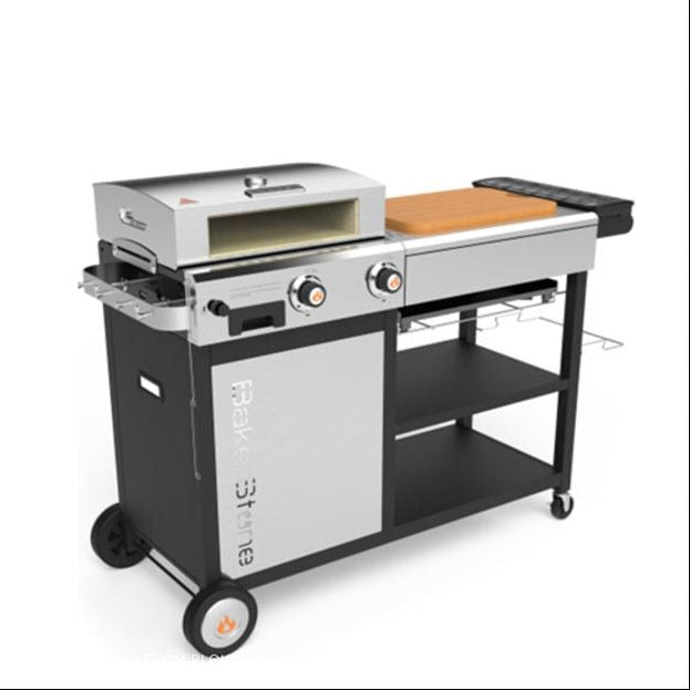 Braaimaxx BRAAI STAND BraaiMaxx Entertainer Pizza & Plancha Modular Braai 1196 - 21 - 01 - ZA