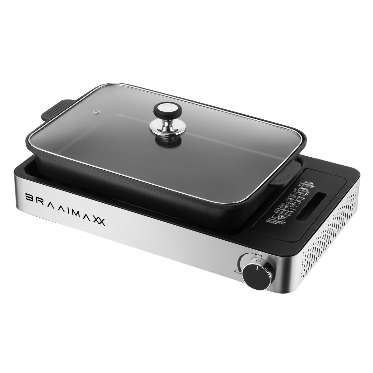 BraaiMaxx Portable Frying Pan 1150-01-FP-B