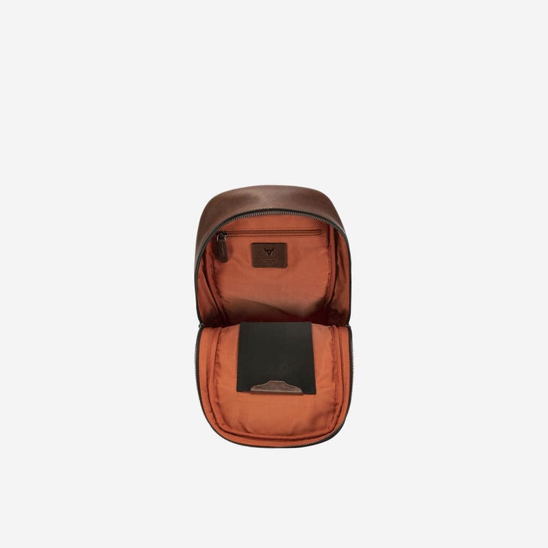 Brando Crossbody Bag Brando Brosnan One Strap Backpack, Brown