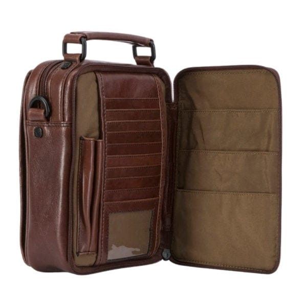 Brando Hand Bag Brando Gent’s Winchester Leather Bag Brown 3350