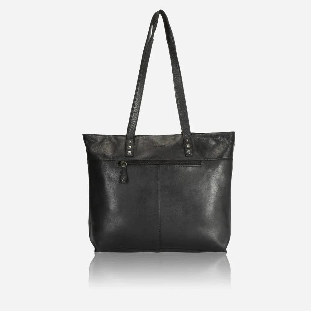 Brando Ladies Handbags Brando Charlize Shopper Leather Tote Black