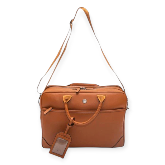 Brando Leather Backpack Journeyman Leather 15.6" Laptop Bag Tan LB1104