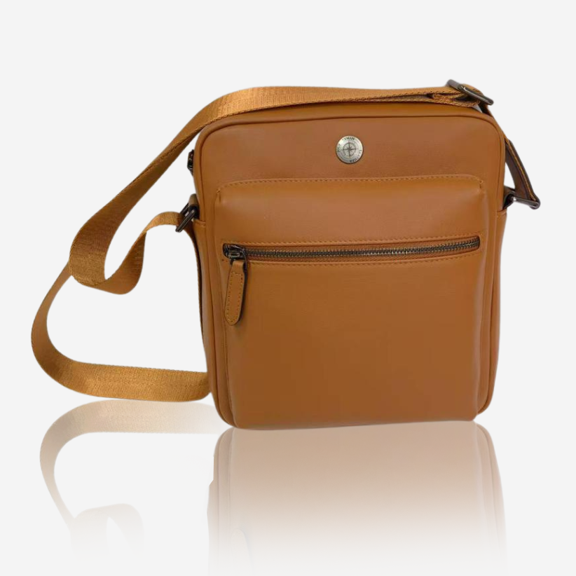 Brando Leather Backpack Journeyman Leather Leather Crossbody iPad Tan LB1107