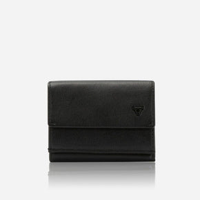 Brando Wallets Brando Compact Trifold Leather Wallet Black (7498591043673)
