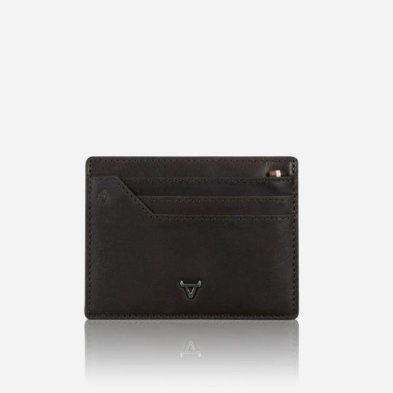 Brando Wallets Brando Eastwood Leather RFID Card Holder Money Clip Brown (7498605166681)
