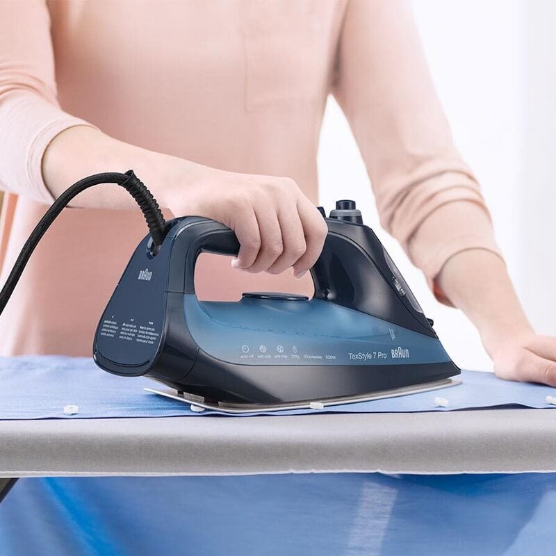 BRAUN IRON Braun TexStyle 7 Pro Steam Iron Blue SI7160BL
