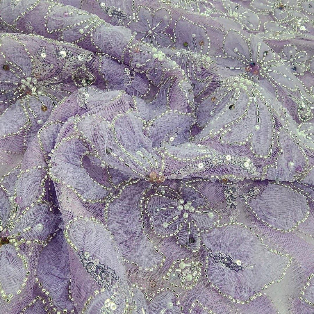 BRIDAL FABRIC Dress Fabrics Bridal Lace Fabric Riley 130cm (7526727549017)