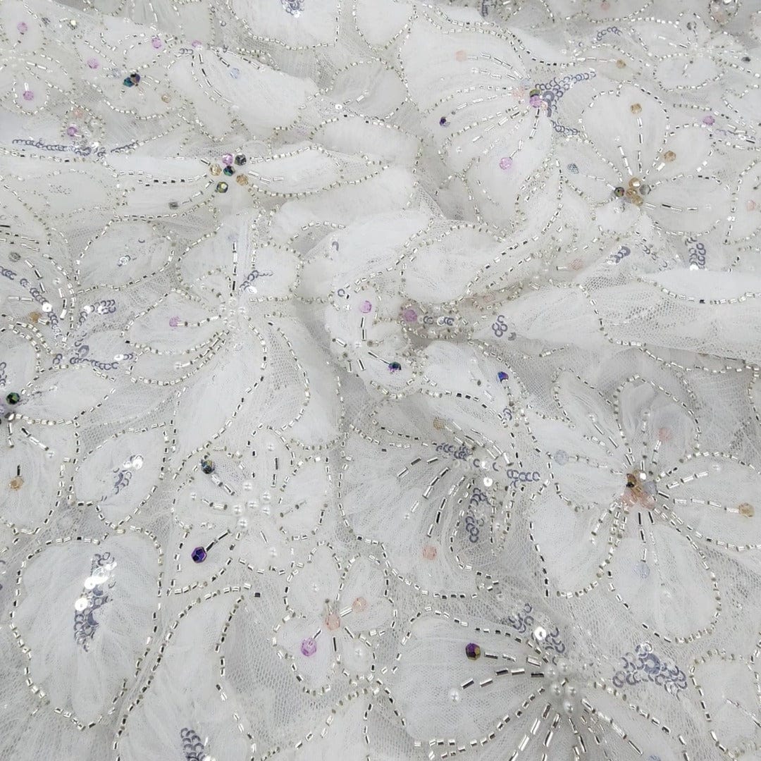 BRIDAL FABRIC Dress Fabrics Bridal Lace Fabric Riley 130cm (7526727549017)