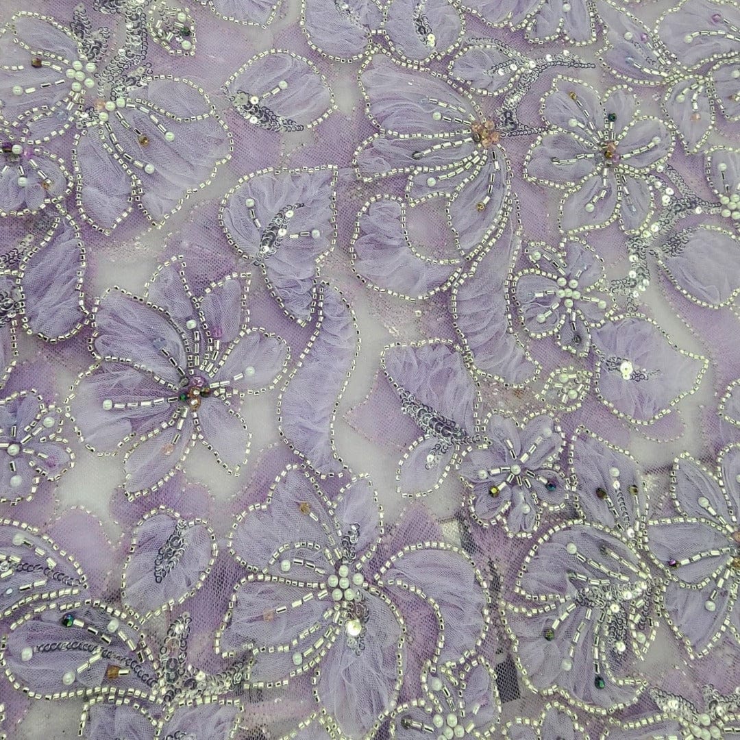 BRIDAL FABRIC Dress Fabrics Lilac Bridal Lace Fabric Riley 130cm (7526727549017)