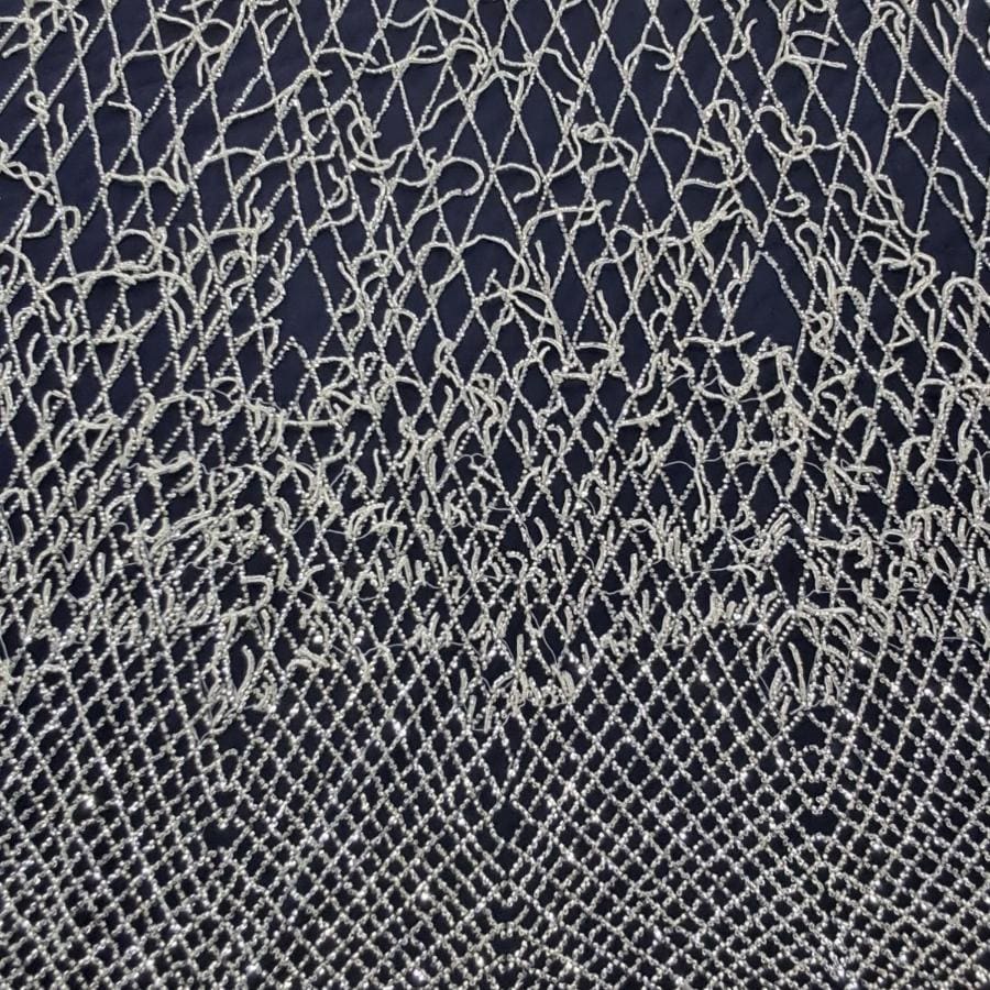 BRIDAL FABRIC Dress Fabrics Navy Bridal Fabric 150cm (7820914294873)