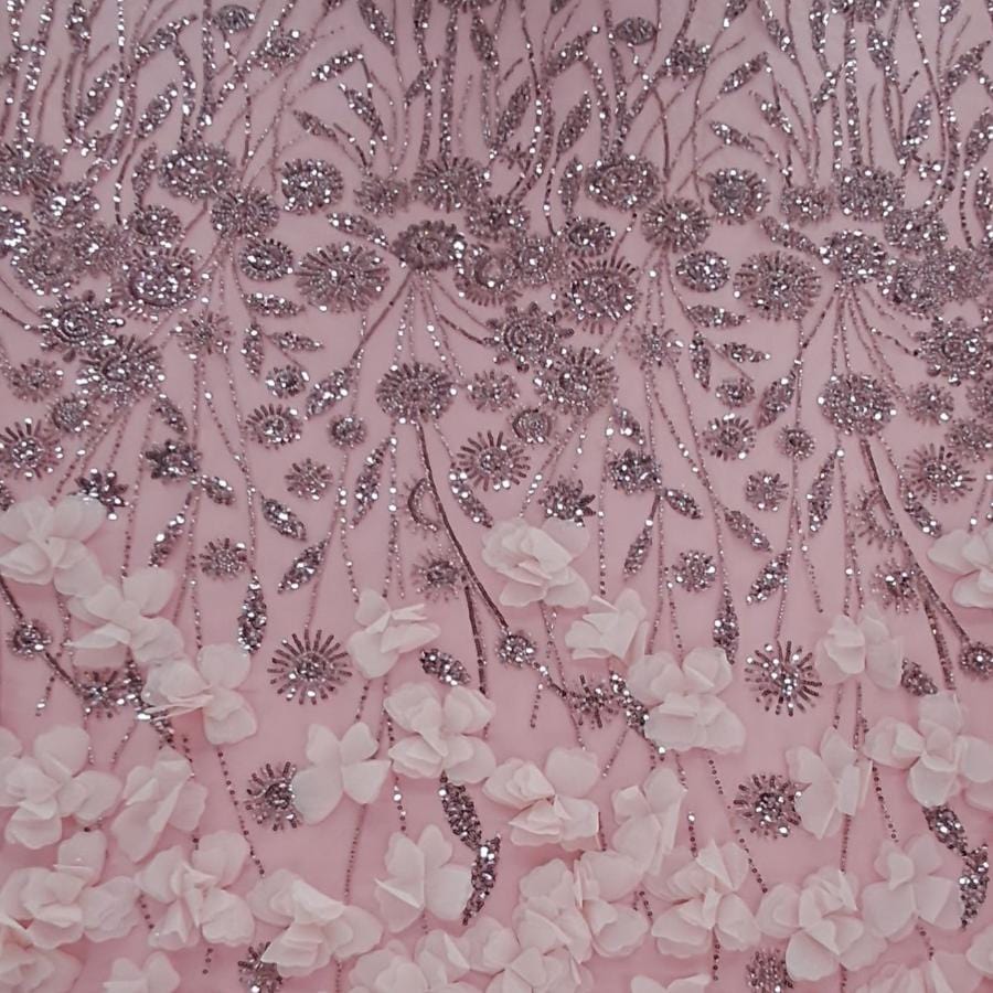 BRIDAL FABRIC Dress Fabrics Pink Madison Evening Wear 150cm (7879370473561)