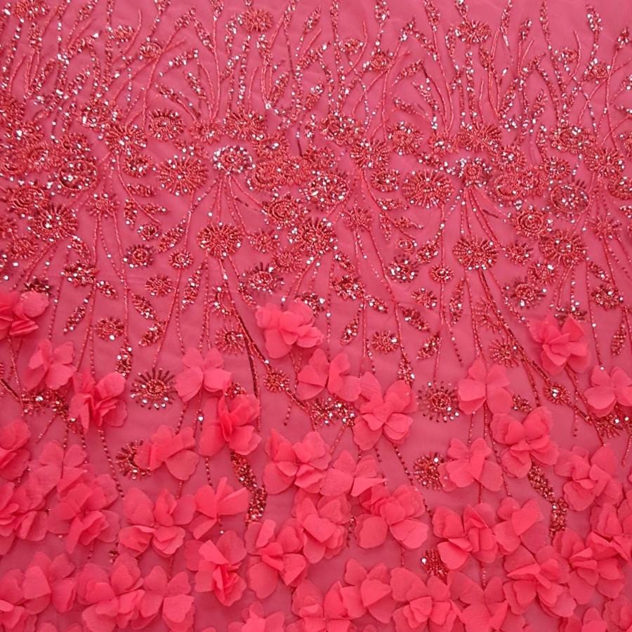 BRIDAL FABRIC Dress Fabrics Red Madison Evening Wear 150cm (7879370473561)