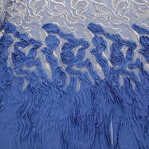 BRIDAL LACE Dress Fabrics Demin Maya Evening Wear 150cm