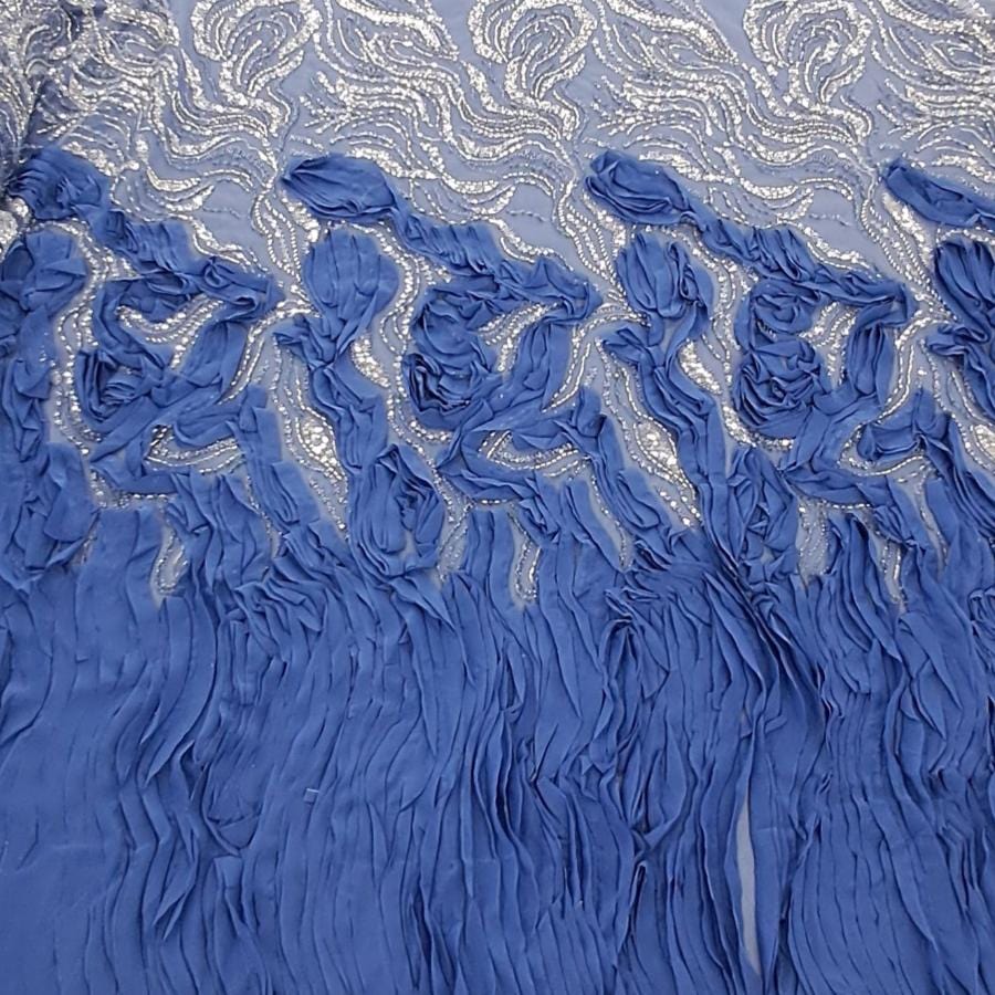 BRIDAL LACE Dress Fabrics Demin Maya Evening Wear 150cm