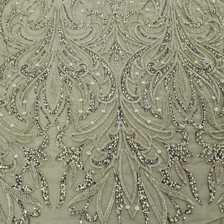 BRIDAL LACE Dress Fabrics Gold Zoey Evening Wear