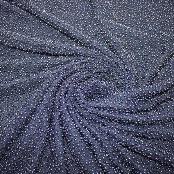 BRIDAL LACE Dress Fabrics Navy Bridal Lace 140cm (7808699039833)