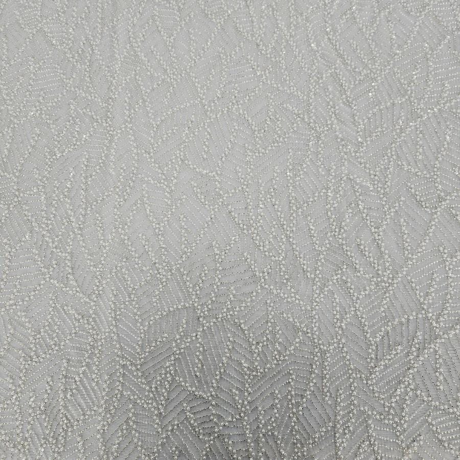 BRIDAL LACE Dress Fabrics White Kate Sequin 150cm (7799183638617)