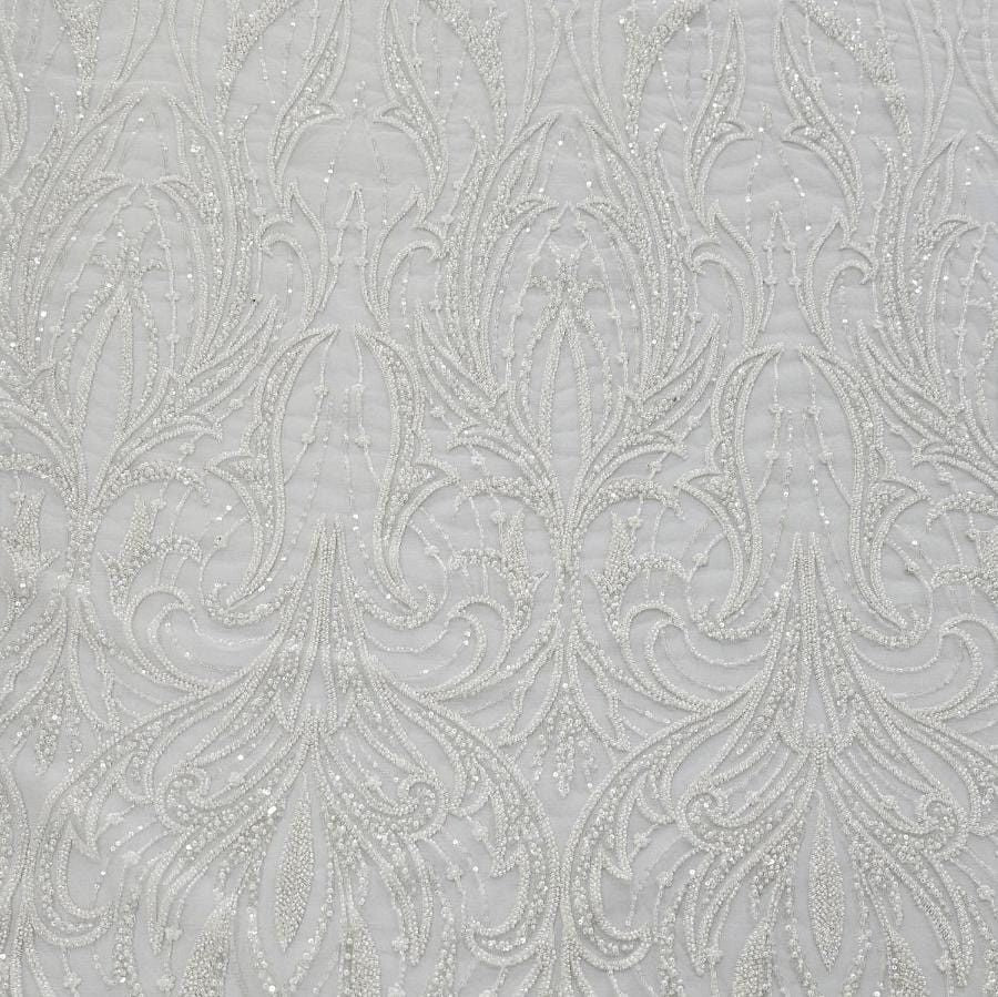 BRIDAL LACE Dress Fabrics White Zoey Evening Wear