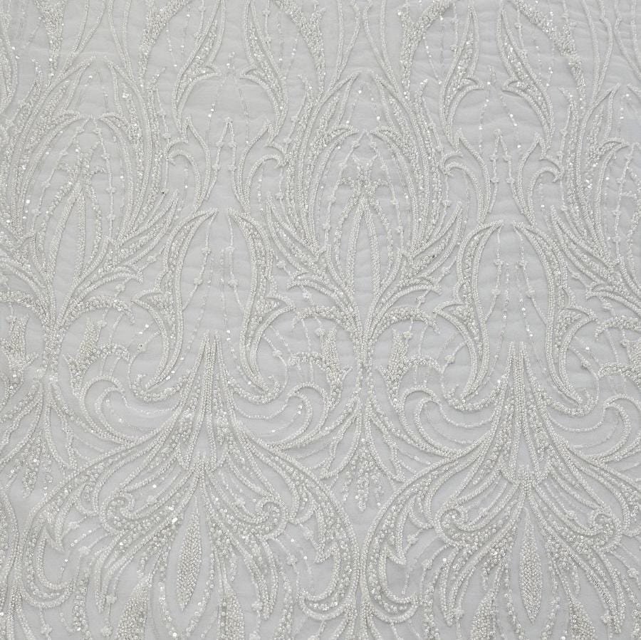 BRIDAL LACE Dress Fabrics White Zoey Evening Wear (7787107385433)