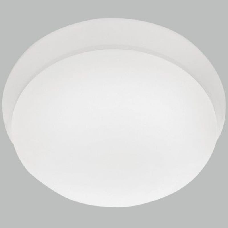 Bright Star Ceiling Fitting Brightstar CF017 LG WH, CF017 SM WH Metal LED Ceiling Fitting with Polycarbonate Cover (Multiple Sizes)