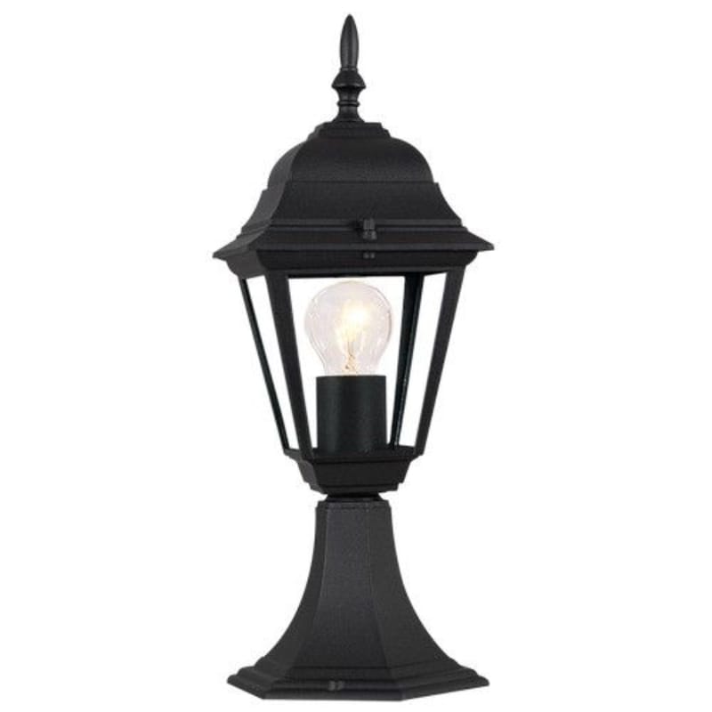 Bright Star Lantern Brightstar L204 BK PILLAR 4 Panel Pillar Die Cast Aluminium Lantern Light Black