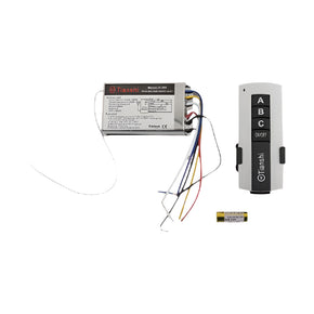 BRIGHT STAR LIGHTING 3-Way Remote and Receiver 3-Way Remote and Receiver for Ceiling Fittings (7797909454937)