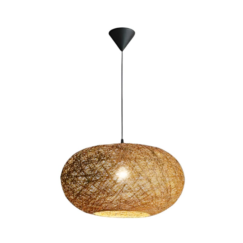 BRIGHT STAR Pendant Bright Star PEN769 Brown Twine Pendant
