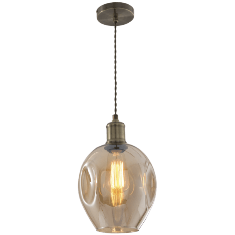 BRIGHT STAR pendant Bright Star Pendant Amber PEN612.