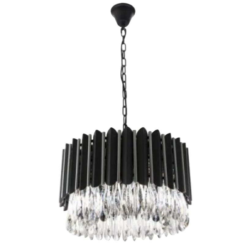 Bright Star PENDANT Brightstar PEN562 CHROME Metal and Crystal Pendant Chrome