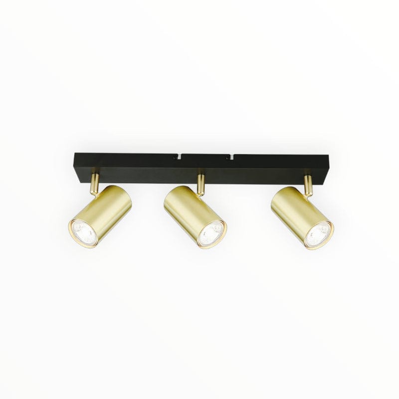 BRIGHT STAR Spot Light Bright Star Spotlight  BK/GD Metal S418/3