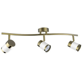 BRIGHTSTAR LIGHTING Spot Light Bright Star Spotlight S172/3 Brass/White (7311801188441)