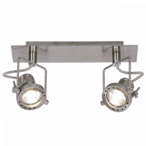 BRIGHTSTAR LIGHTING Spot Light Spotlight  S010/2 Satin Chrome (7311769763929)