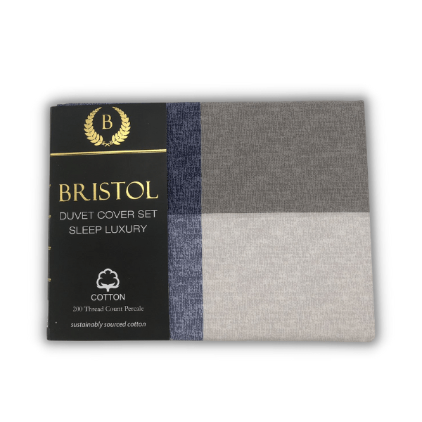 Bristol Duvet Cover Bristol Loft Check Duvet Cover Set (7112927346777)