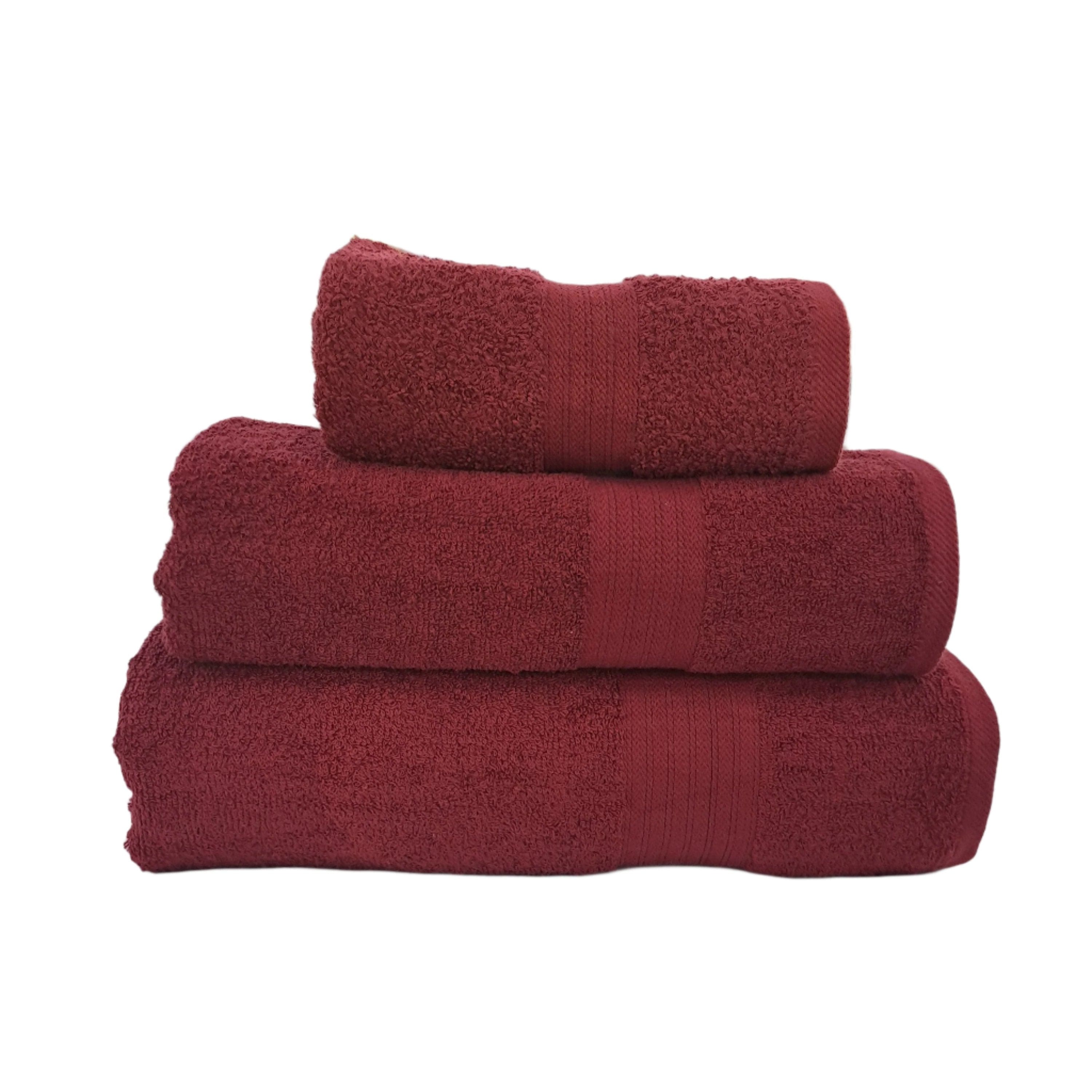 Bristol Towel Bristol Egyptian Towel 440gsm Burgundy (7807010898009)