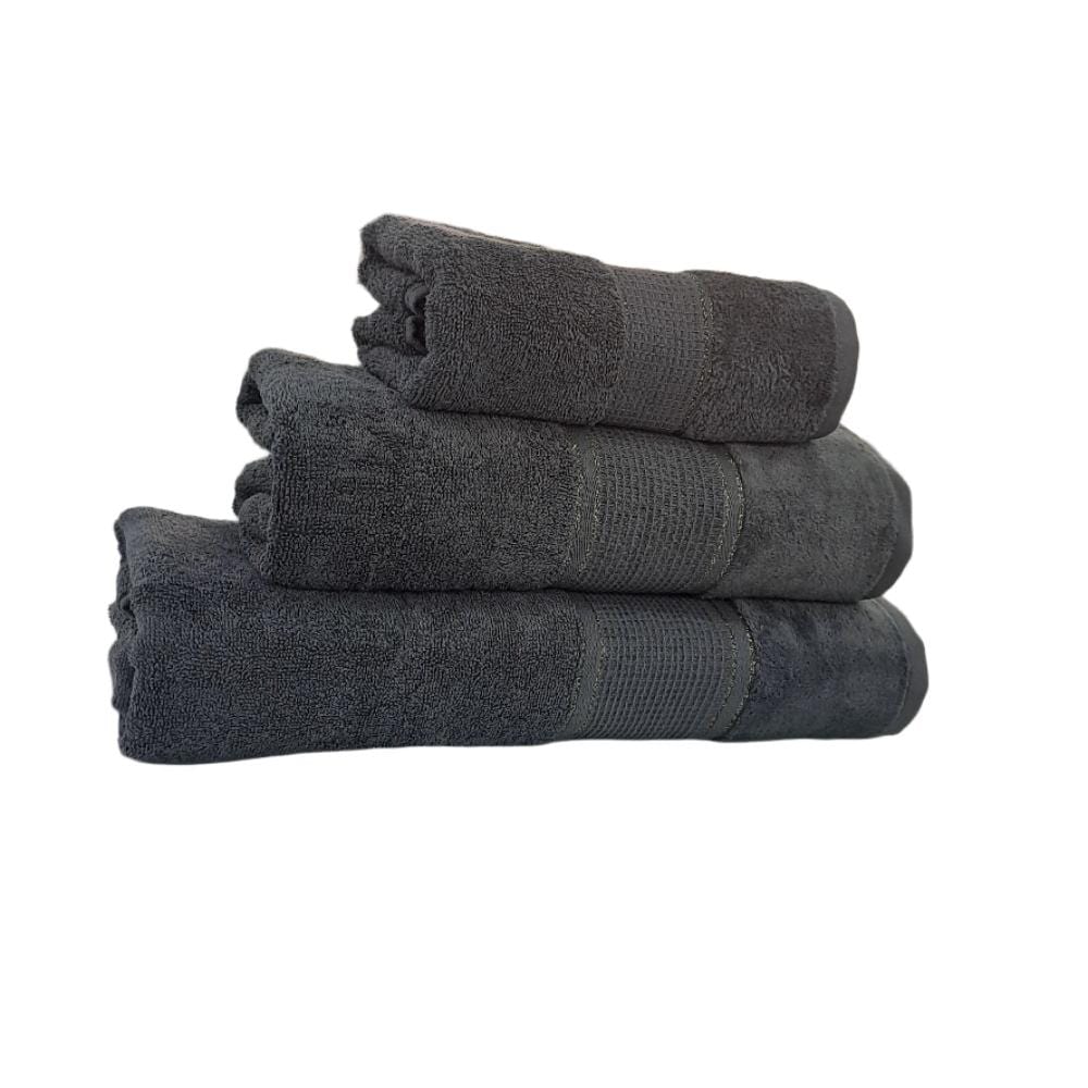 Bristol Towel Bristol Lurex Towels Duck Grey (7513175654489)